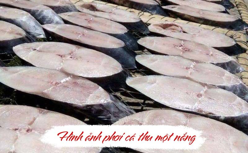 Cá thu phơi một nắng